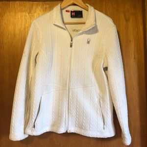 Spyder Women’s Cable Knit and Flannel Jacket